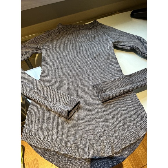 Lululemon Cabin Yogi Long Sleeve thumbholes Inkwell Blue Grey Small ctton - Picture 1 of 16